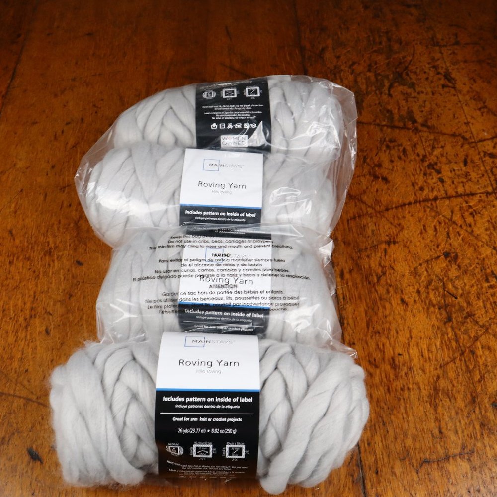 Mainstays 26 yd. Roving Yarn - Pack of 4 -Acrylic